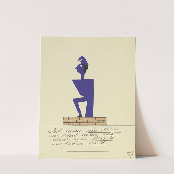 'Ist man aus Stein …' by John Elsas