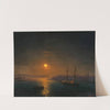 Istanbul; The Golden Horn in the moonlight (1868) by Ivan Konstantinovich Aivazovsky