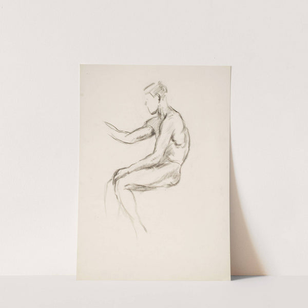 Istuva poika, harjoitelma by Alfred William Finch