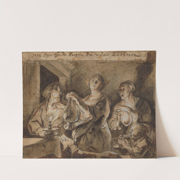 'It is good candles which light the way' by Jacob Jordaens