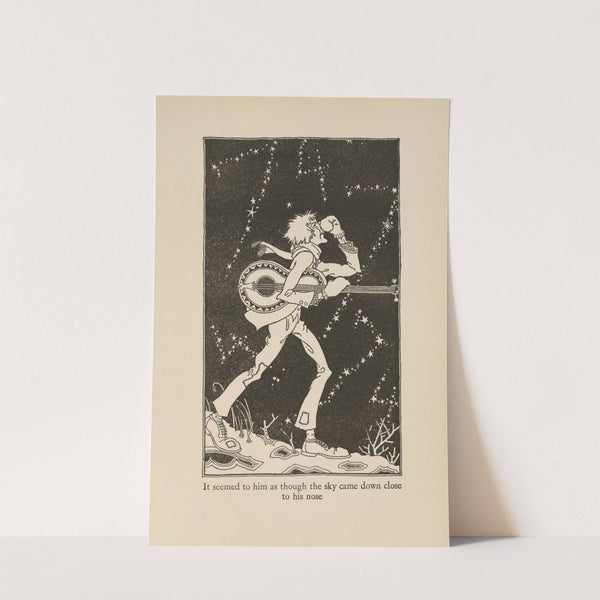 It seemed to him as though the sky came down close to his nose by Miska Petersham