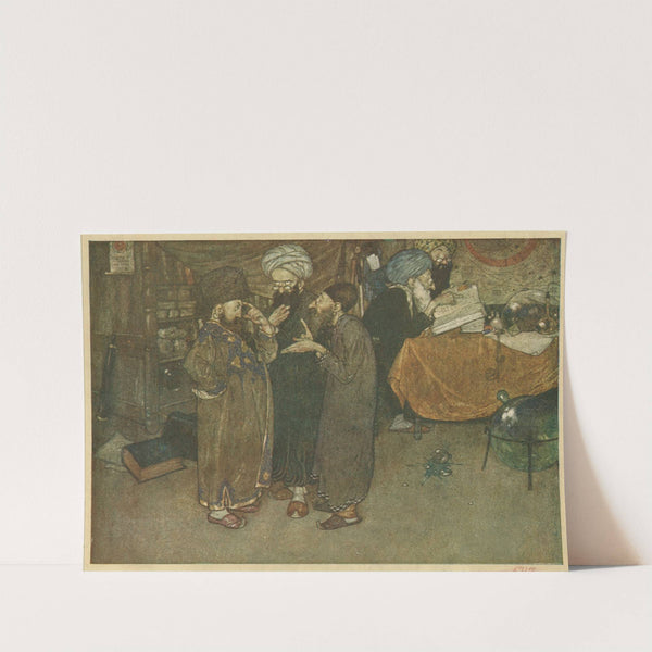 It was in vain that all the wisest physicians in the country were summoned into consultation. (1913) by Edmund Dulac