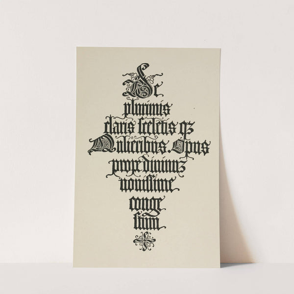 Italian Blackletter Title-Page by Frank Chouteau Brown