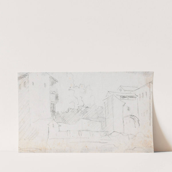 Italian City Scene (probably c. 1754-1765) by Hubert Robert