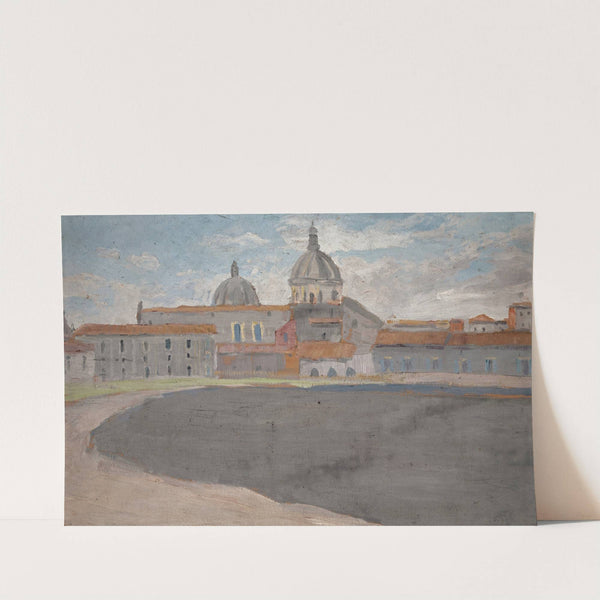 Italian Domed Catherdral by Ernst Schiess