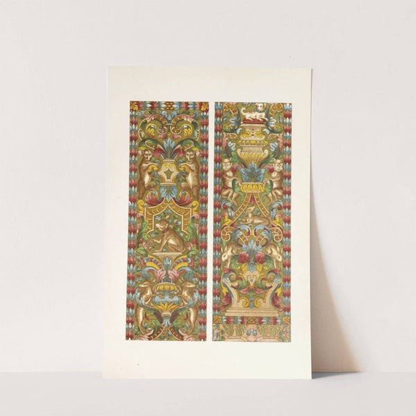 Italian Embroidered Silk Hangings by John Charles Robinson