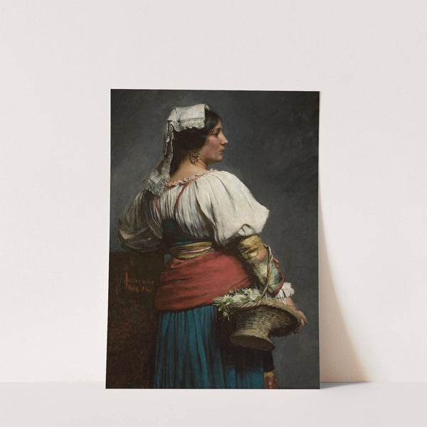 Italian florist (1882) by Teodor Axentowicz