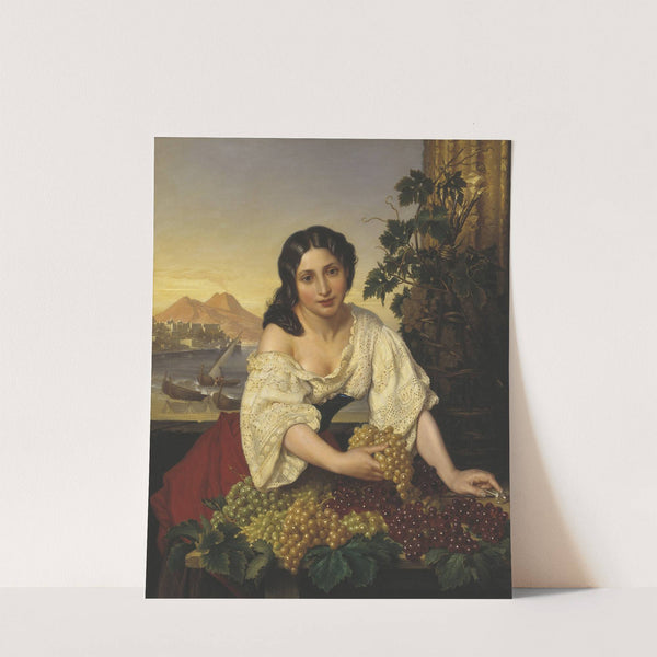 Italian Fruit Seller by Carl Gustaf Plagemann