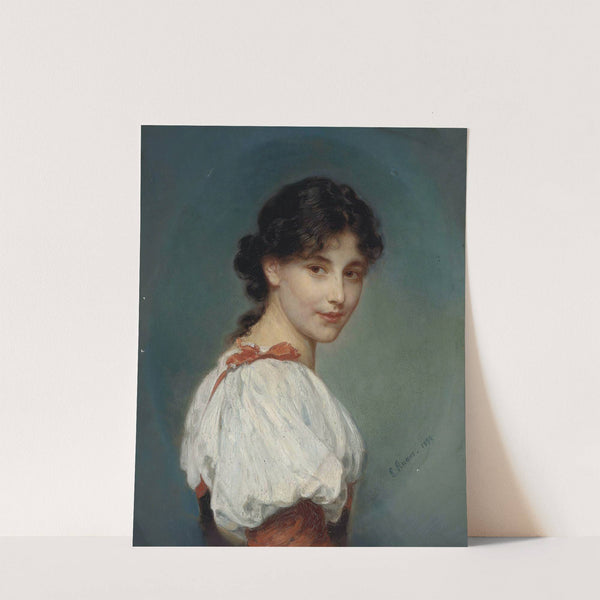 Italian Girl by Ludwig Knaus