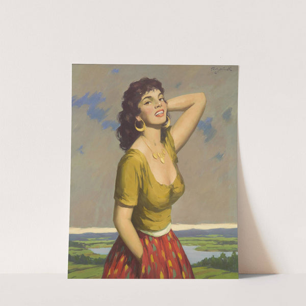 Italian Girl by Rudolf Jelinek