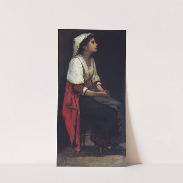 Italian Girl by William Morris Hunt
