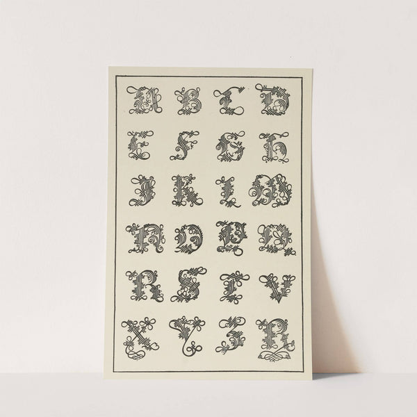 Italian Gothic Initials 3 by Frank Chouteau Brown