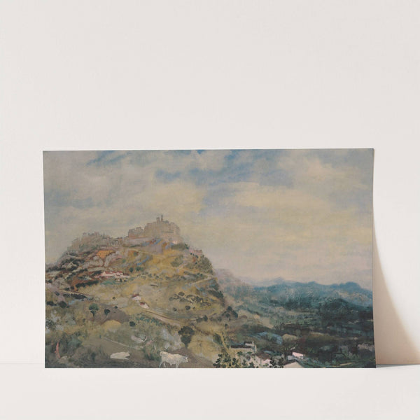 Italian Hill Town (circa 1925) by Arthur Bowen Davies