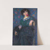 Italian lady with a rose (1914) by Enrico della Leonessa