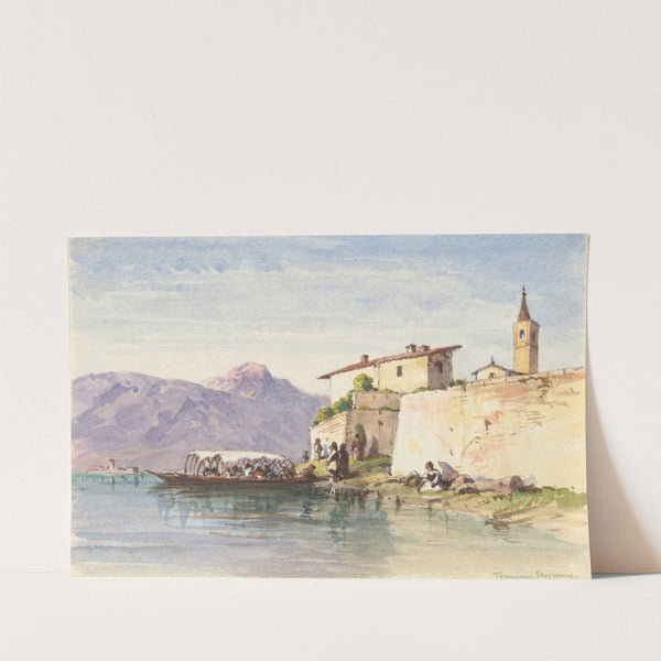 Italian Lakeside View by Truman Seymour