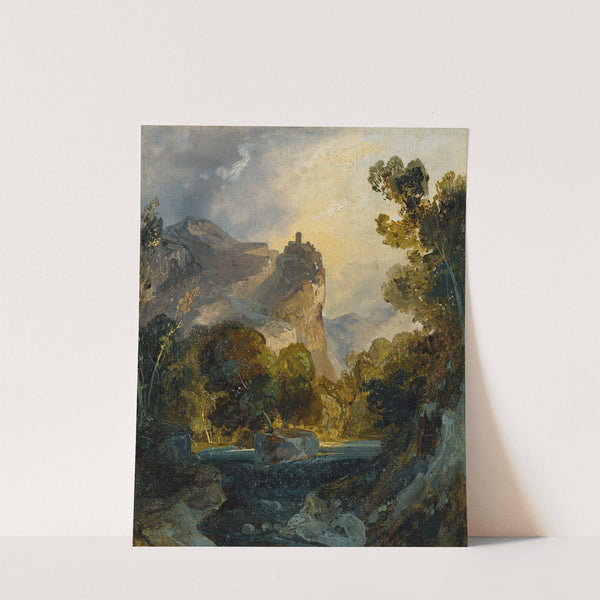 Italian Landscape by Carl Blechen