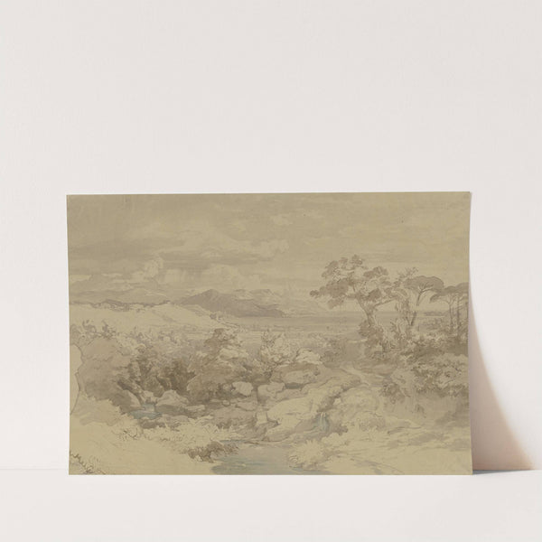 Italian landscape by Eduard Wilhelm Pose