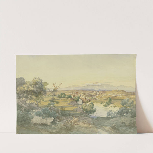 Italian landscape by Eduard Wilhelm Pose