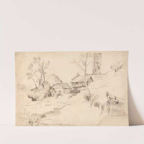 Italian Landscape (after Titian) by John Evelyn