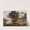 Italian Landscape (Site d'Italie, Soleil Levant) by Jean-Baptiste-Camille Corot