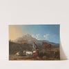 Italian Landscape with Girl Milking a Goat by Karel Dujardin