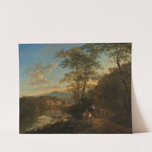 Italian Landscape with the Ponte Lucano over the Aniene River by Jan Both