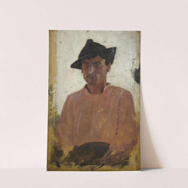 Italian Man With Hat by Henry Scott Tuke