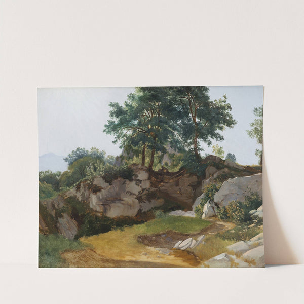 Italian mountainscape (1831) by Fritz Petzholdt
