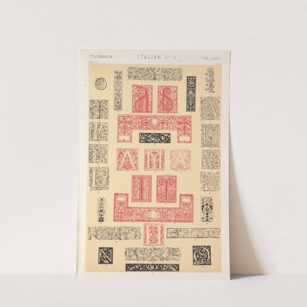 Italian No.5 (1856) by Owen Jones