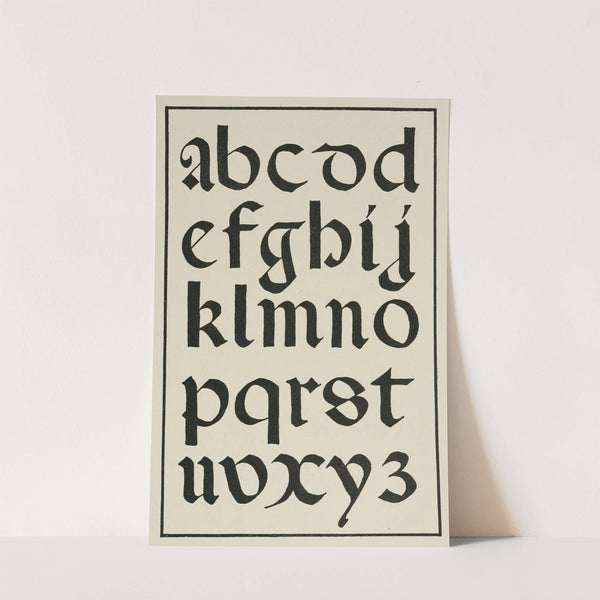 Italian Round Gothic Small Letters (1902) by Frank Chouteau Brown