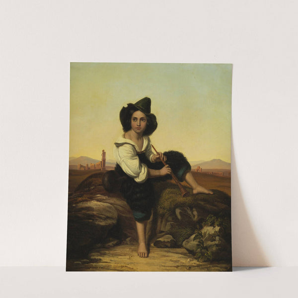 Italian shepherd boy by Leopold Pollak