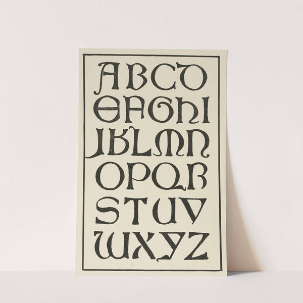 Italian Uncial Gothic Capitals (1902) by Frank Chouteau Brown