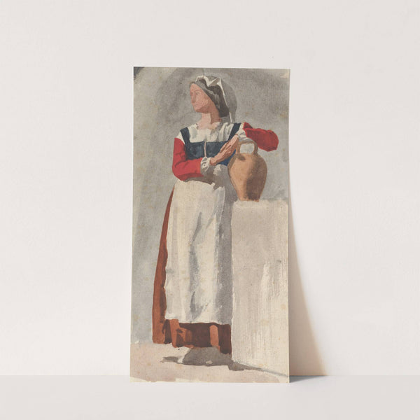 Italian Woman (ca. 1856–57) by Edgar Degas