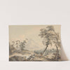 Italianate Landscape with Travelers, No. 1 by Paul Sandby