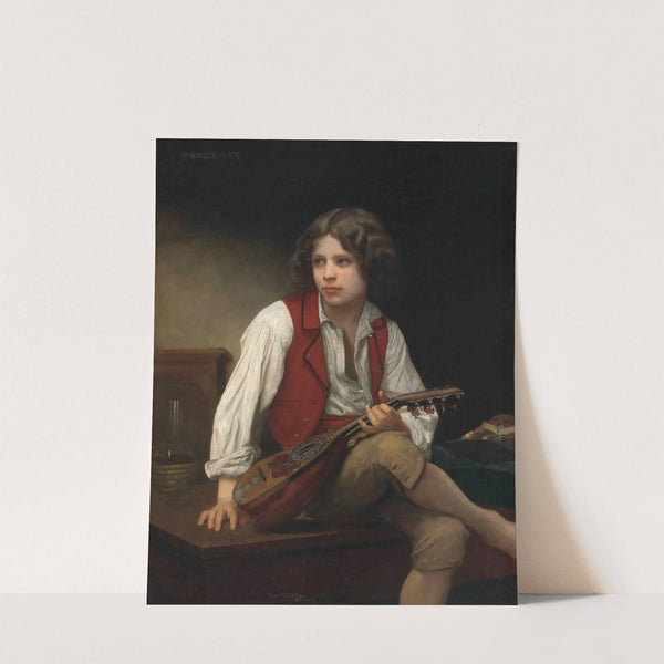 Italien à la mandoline (1870) by William Bouguereau