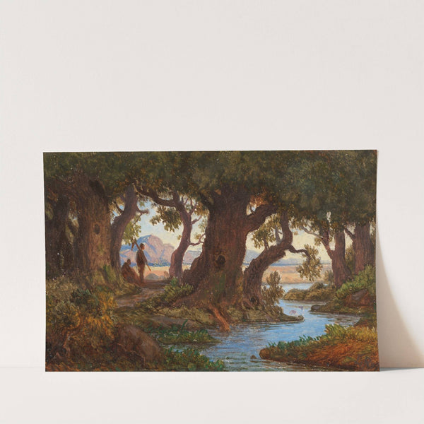 Italienische Flusslandschaft by Adrian Ludwig Richter