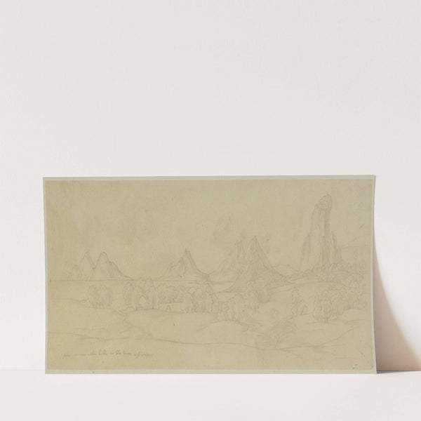 Italienische Gebirgslandschaft by Eduard von Steinle