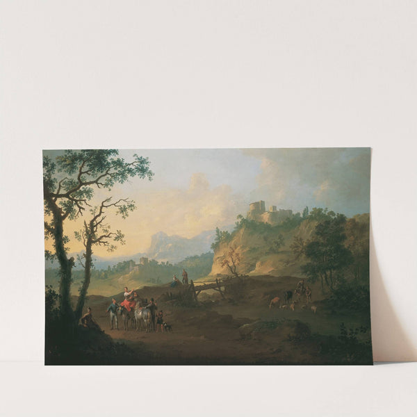 Italienische Landschaft by Franz de Paula Ferg