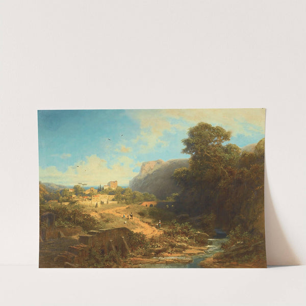 Italienische Landschaft (Italian Landscape) by Carl Spitzweg