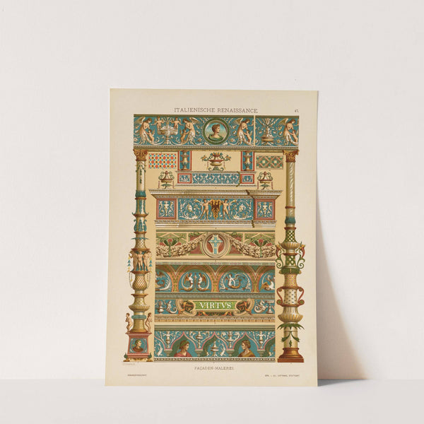 Italienische Renaissance – Facaden-Malerei (1887) by Heinrich Dolmetsch