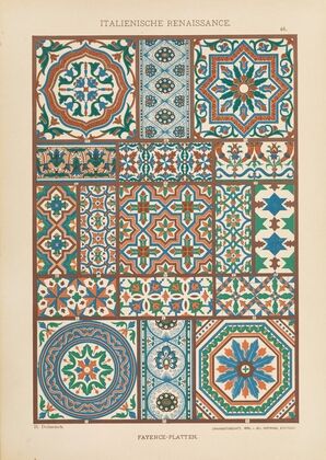Italienische Renaissance – Fayence-Platten (1887)