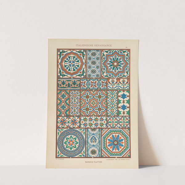 Italienische Renaissance – Fayence-Platten (1887) by Heinrich Dolmetsch