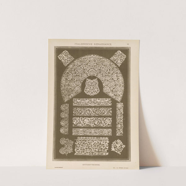 Italienische Renaissance – Spitzen-Technik (1887) by Heinrich Dolmetsch