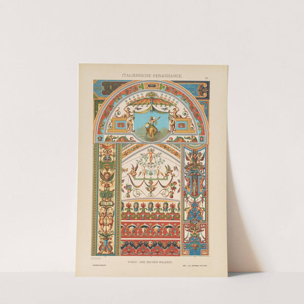 Italienische Renaissance – Wand- und Decken-Malerei. (1887) by Heinrich Dolmetsch