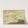 Italienische Stadt mit Festungsmauern by Theodoor Wilkens