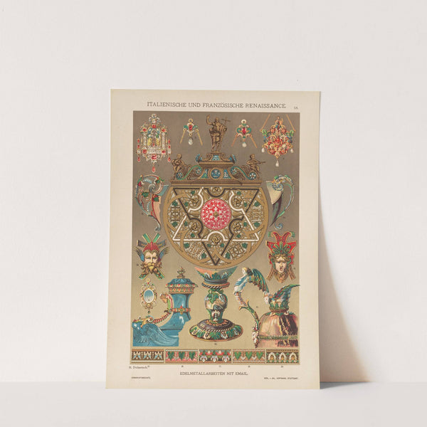 Italienische und Franzosische Renaissance – Edelmetallarbeiten mit Email (1887) by Heinrich Dolmetsch