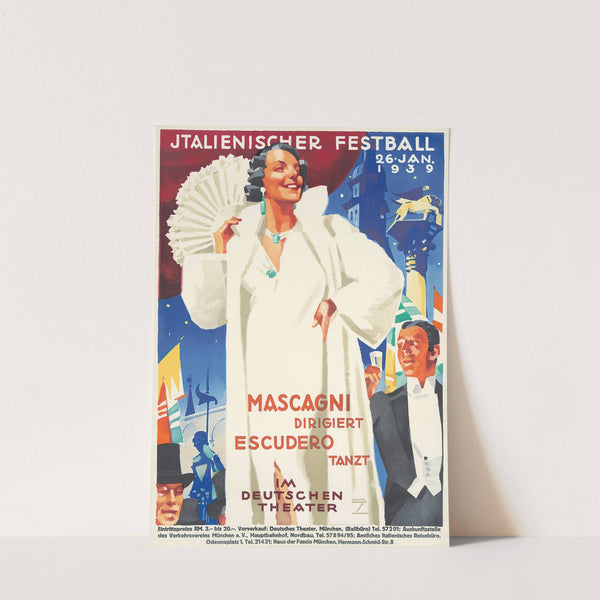 Italienischer Festball (1939) by Ludwig Hohlwein