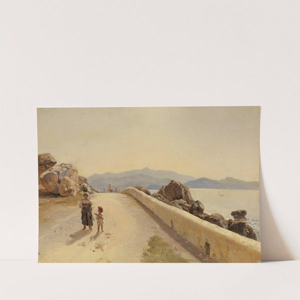 Italienischer Küstenweg by Johann Baptist Kirner