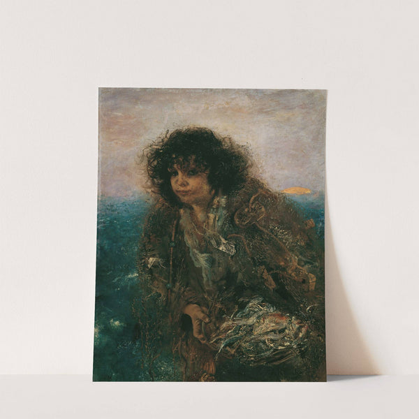 Italienisches Fischerkind (1873-1875) by Anton Romako