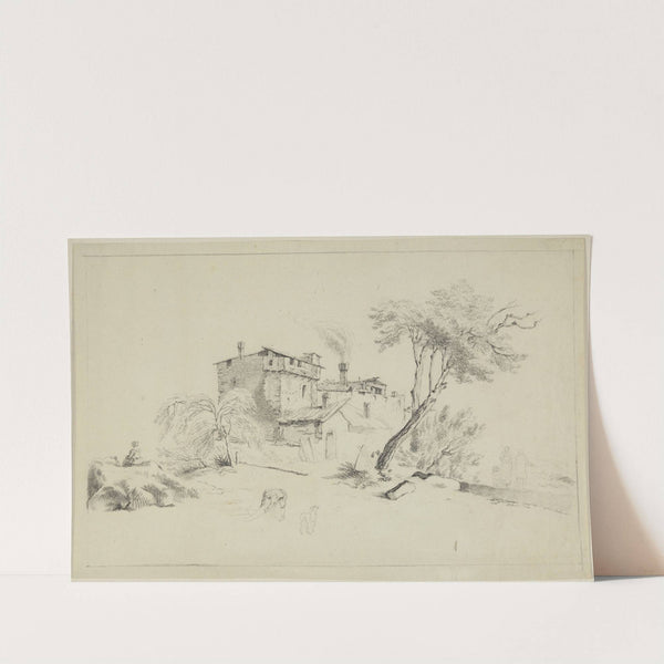 Italienisches Gehöft by Jean-Jacques de Boissieu